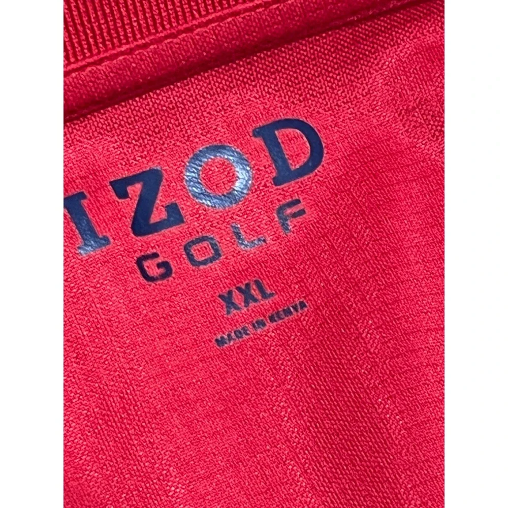 Izod Golf Men's Red Polo‎ Collar Shirt Size XXL - Picture 2 of 5